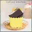 200 Chiếc Cốc Nướng Bánh Cupcake Tulip, Giá Đựng Bánh Muffin, Dụng Cụ Bọc Bánh Cupcake Mộc Mạc, Màu Nâu, Trắng Và Thiên Nhiên