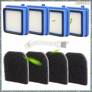 Bộ phụ kiện lọc 4QX7 cho phụ tùng máy hút bụi ASKW1 QX6 QX7 QX8-2 với bộ lọc động cơ trước Bộ lọc có thể giặt được