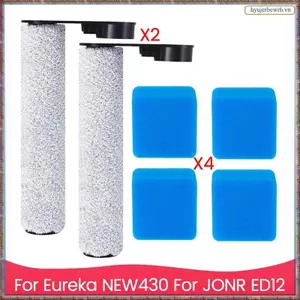 Bộ cuộn cọ bọt biển cho NEW430 cho ED12 Bàn chải cuộn bọt biển Phụ kiện máy hút bụi thay thế