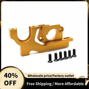 Giá đỡ động cơ có thể điều chỉnh bằng kim loại cho 104072 104001 104002 Phụ kiện nâng cấp xe RC 1 / 10, màu vàng