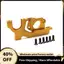 Giá đỡ động cơ có thể điều chỉnh bằng kim loại cho 104072 104001 104002 Phụ kiện nâng cấp xe RC 1 / 10, màu vàng