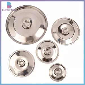< beartwo > Nắp Nồi Tròn 10-26cm Nắp Nồi Inox Thiên Thay Thế Đa Năng Bếp Nắp Thực Phẩm Đồ Dùng Nhà Bếp Mới