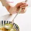 Thìa Canh Inox Phong Cách Hàn Quốc Thìa Lớn Tay Cầm Dài Thìa Để Uống Súp Thìa Congee Nhà Hàng Thìa Lẩu