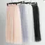 Mới Vintage Co Giãn Cao Cấp Lưới Xếp Ly Tulle Váy Nữ Mùa Hè Thanh Lịch Hàn Quốc Chữ A Công Sở Váy Nữ