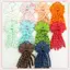 JRP Phụ Kiện Tóc Trẻ Em Châu Âu Và Mỹ Cổ Vũ Sân Khấu Streamers Uốn sel Đuôi Nơ Dây Cao Su Tóc JRP