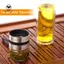 Chai pha trà thủy tinh tường đôi, 450ml, Chai di động du lịch tách nước chống rò rỉ