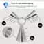 Cốc hỗn hợp dạng lỏng Jigger Cup Cocktail Shot Drink Spirit Jigger Measure Cup