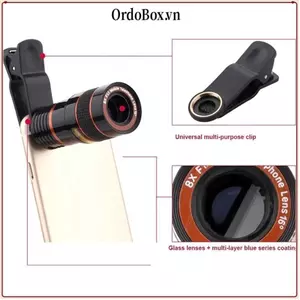Kính thiên văn ORDOBOX HD Chuyên nghiệp 8X / 12X dành cho trò chơi du lịch Chụp ảnh Mini
