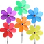 <cosyh>Flower Windmill Spinner Baby Rooms Balcony Camping Colorful Garden Ornaments
