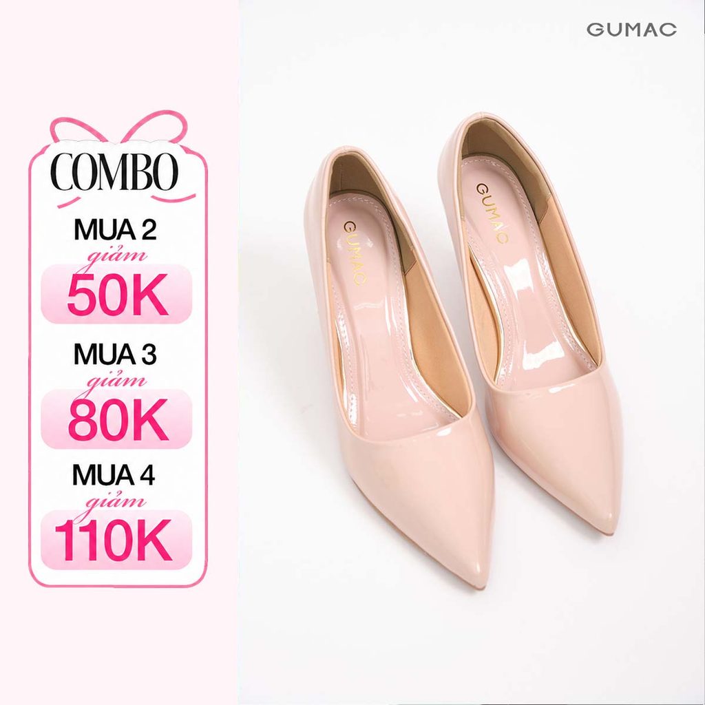 Giày Bít Da Bóng Thời Trang GUMAC GF04043