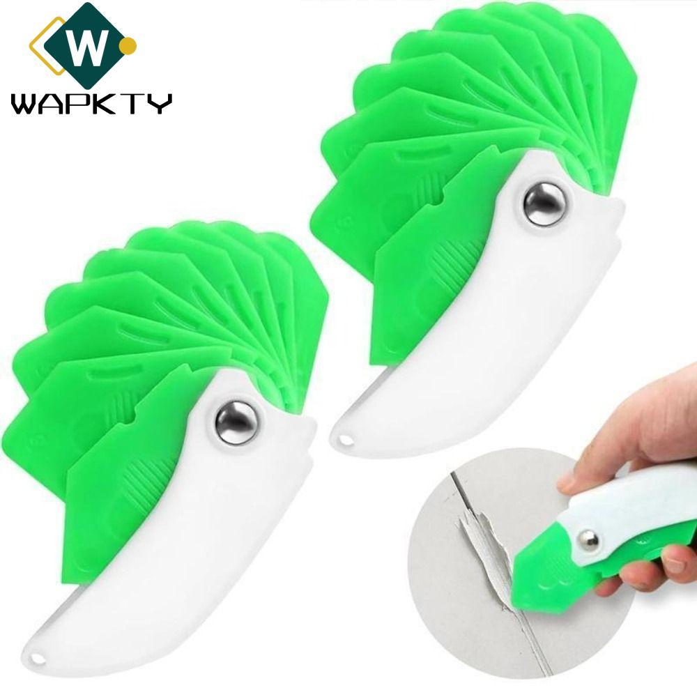 Dụng cụ loại bỏ keo thừa WAPKTY 9 trong 1, Dụng cụ cạo keo silicone bền bỉ, Dao gạt keo đa năng cho trám trét, cắt tỉa