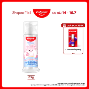 Kem đánh răng Colgate vòi nhấn thông minh Fluffy hương dâu dành cho bé 85g/ống