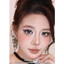 Lens mắt 445 Green màu xanh ngọc không viền tự nhiên, size nhỏ - LUNA EYES brand