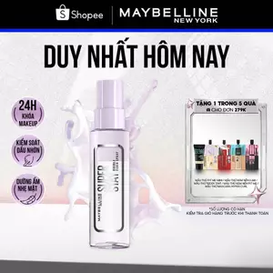 Xịt khóa nền dưỡng ẩm Superstay Double Fixer Spray giữ lớp trang điểm lâu trôi dưỡng ẩm 24h Maybelline Newyork