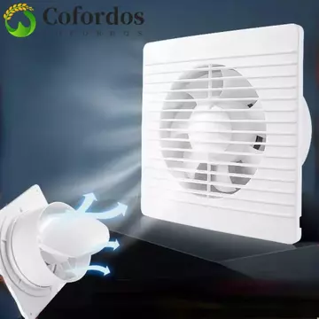 Quạt Hút Điện COFORDOS, Quạt Hút Tắt Tiếng Mạnh Mẽ, Thông Gió Hàng Ngày Tiếng Ồn Thấp Luồng Không Khí Mạnh Nhà Ở Bền Quạt Thông Gió Sử Dụng Nhà Vệ Sinh