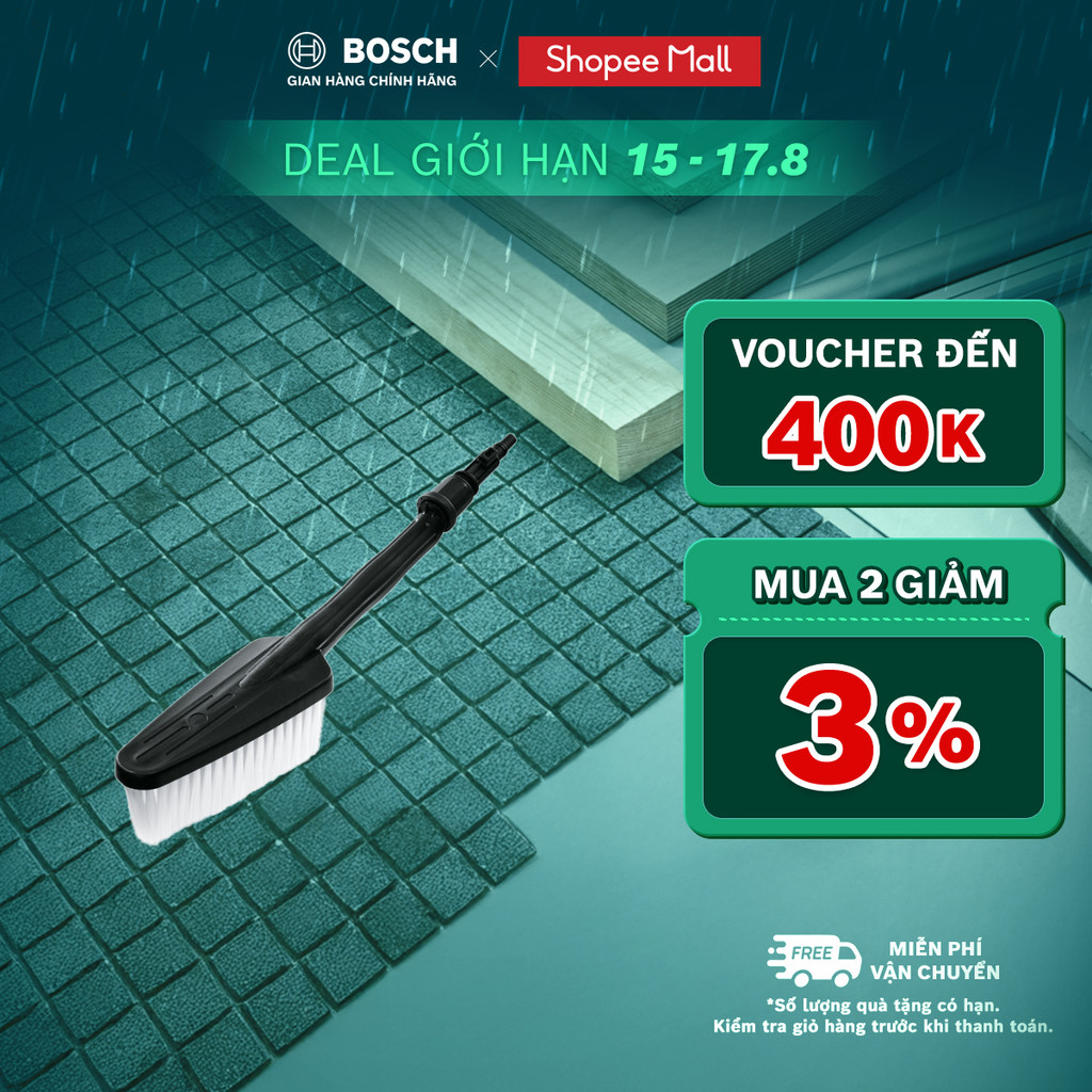 Bàn chải cọ rửa Bosch Aquatak