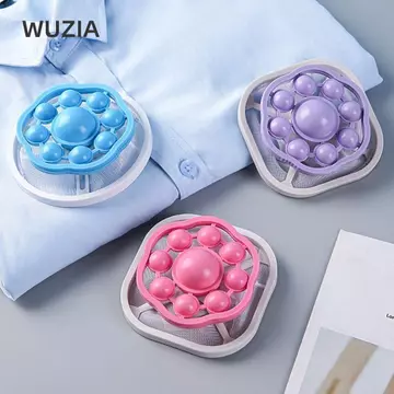 Bộ lọc máy giặt WUZIA, Sản phẩm sạch Máy bắt tóc lông thú Túi lọc bóng giặt, Nâng cấp dụng cụ làm sạch Túi lưới lọc gia đình có thể tái sử dụng cho gia đình & sinh hoạt
