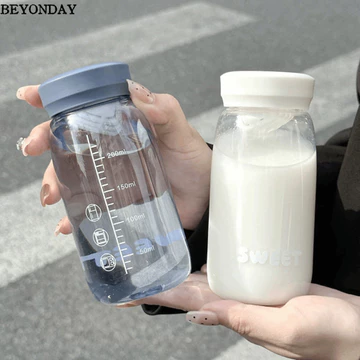 Bình Nước Mini BEYONDAY, Có Dụng Cụ Lọc Trà Cốc Nước Trong Suốt, Với Cân 300ml Chai Nước Uống Di Động Du Lịch
