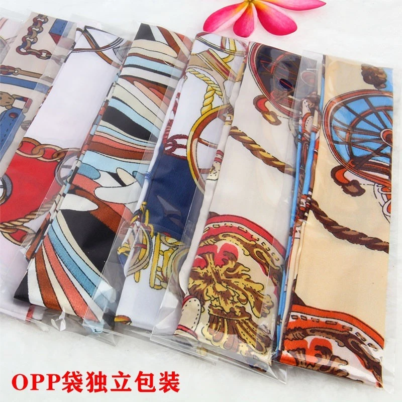 Túi OPP Bao bì riêng lẻ Khăn lụa Khăn lụa nhỏ Khăn lụa buộc Khăn lụa dài Khăn lụa hẹp Khăn lụa băng đô Streamer RBDD