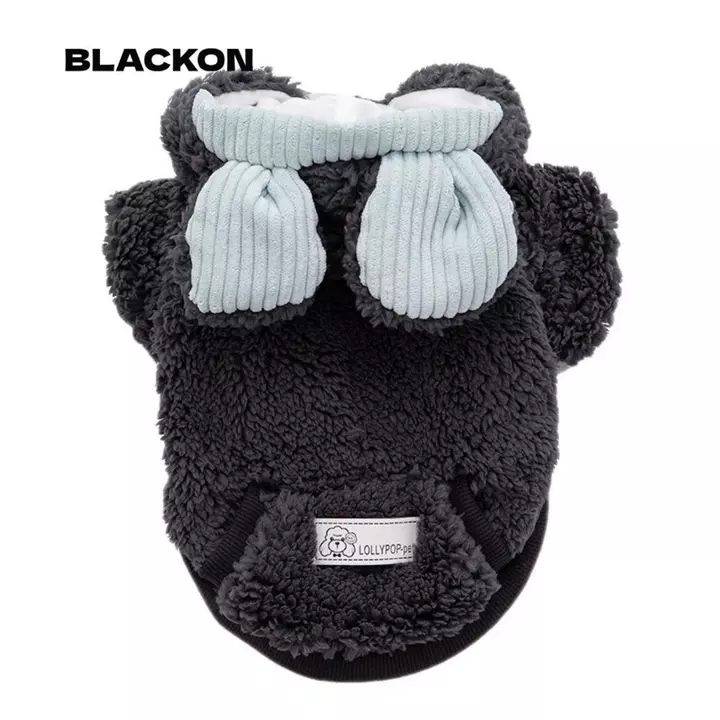 Áo khoác đi bộ đường dài cho chó BLACKON, Quần áo ấm áp chống gió cho chó, Bộ đồ liền thân cho chó mềm mại thời trang mùa đông cho chó mèo
