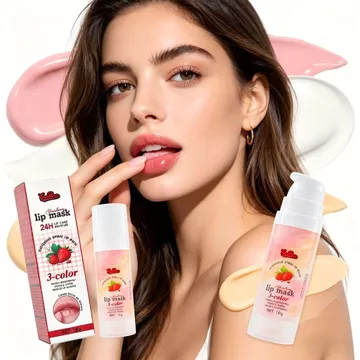 EraRose Tricolor Xoắn Ốc Bơ Môi Mặt nạ Dưỡng Ẩm Dưỡng Ẩm Làm Sáng Đường Môi Tẩy Tế Bào Chết Da Ngủ Môi Mặt nạ