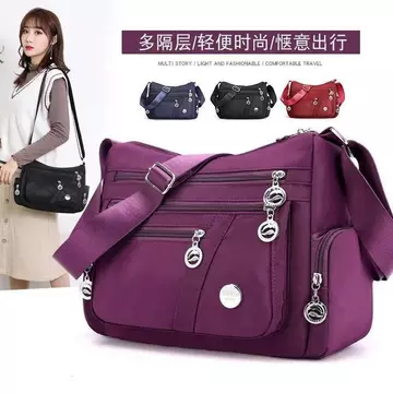 Women's Canvas Shoulder Bag – Water-Resistant