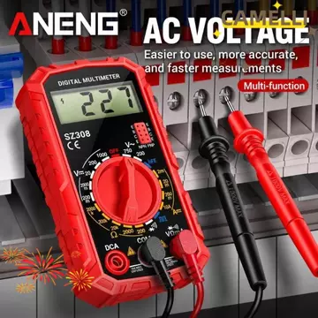 Đồng hồ vạn năng kỹ thuật số CAMELLIK3, Đồng hồ vạn năng phạm vi tự động sóng vuông, Buzzer đa chức năng HFE Test 1999 Đếm đồng hồ vạn năng AC DC