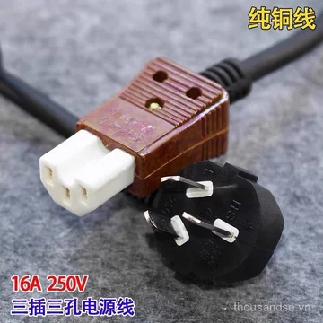 Dây Nồi Cơm Điện Ba Lỗ Cao Cấp Dây Nồi Điện Ba Mắt Nồi Điện Làm Nóng Nồi Điện Dây Đồng Nguyên Chất T7L9
