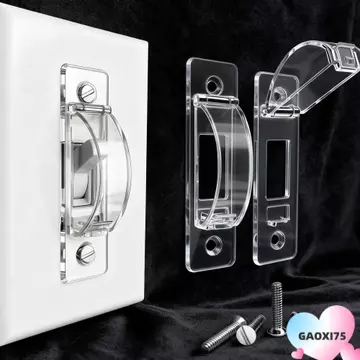 Vỏ công tắc đèn GAOXI75, Bảo vệ công tắc tường bảo vệ gia đình chống trẻ em, Công tắc an toàn chống tai nạn đa năng Giữ công tắc bật hoặc vị trí