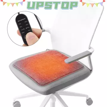 Thảm sưởi điện UPSTOPBO, Thảm sưởi ấm 37x35cm thoáng khí, Bộ điều khiển tiết kiệm năng lượng Bao gồm 4 cấp độ có thể điều chỉnh Thảm sưởi ấm USB mùa đông