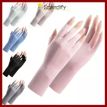 [COD] Găng tay vẽ móng tay SCANDIFY, Bảo vệ tia cực tím móng tay Bảo vệ găng tay chống nắng da ngón tay, Đèn Led chống bức xạ làm móng tay Chống tia UV Găng tay nghệ thuật nâng cao