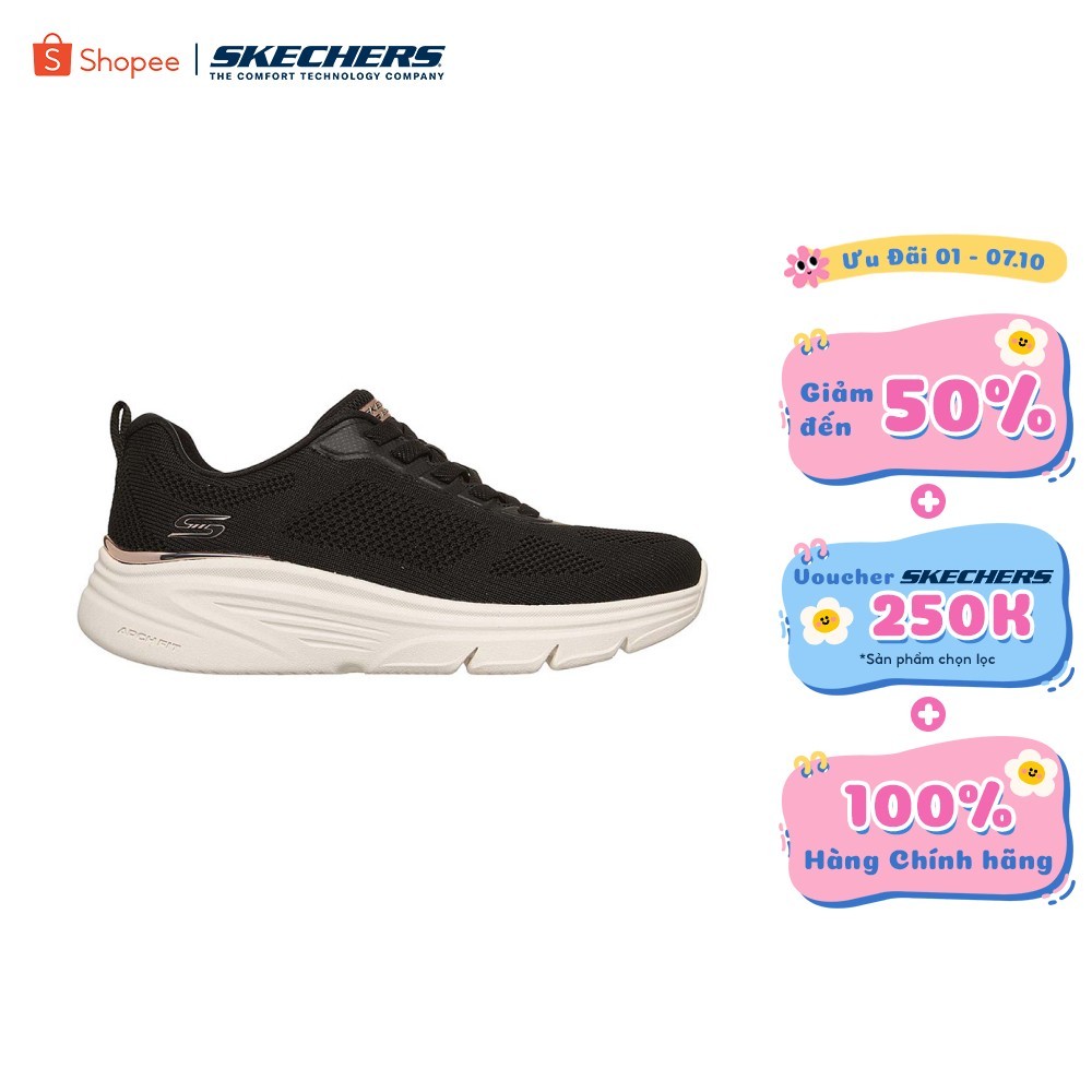 [ĐỘC QUYỀN ONLINE] Giày Thể Thao Nữ Skechers BOBS Sport Arch Fit Elev8 Thường Ngày - 117720-BLK
