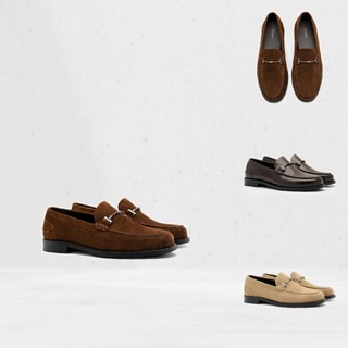 Giày PEDRO Leather Horsebit Loafers - PM1-46600177 chính hãng đủ bill