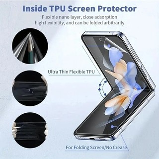 1-2 Chiếc Điện Thoại Hydrogel Phim Cho Tecno Phantom V Flip 2 Chống Trầy Xước Điện Thoại Có Thể Gập Lại Bảo Vệ Màn Hình Cho Infinix Zero Flip HD Phim Mềm Trong Suốt