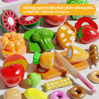 【BabyJoy】Bộ Đồ Chơi Nấu Ăn Nhà Bếp Cho Bé,Mô phỏng nấu ăn Bộ Đồ Chơi Nấu Ăn Nhà Bếp,Đồ chơi giáo dục