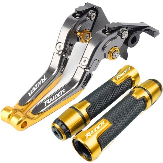 Dành Cho Xe Suzuki Raider R150 / R150 Fi Sửa Đổi Hợp Kim Nhôm CNC 6 Tầng Có Thể Điều Chỉnh Có Thể Gập Lại Phanh Ly Hợp Đòn Bẩy Với Tay Cầm Tay Cầm Bộ Keo Phụ Kiện Xe Máy