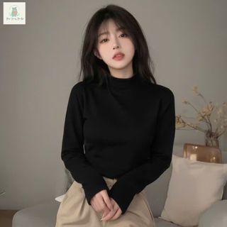 Áo giữ nhiệt nữ dài tay, lót nỉ mềm, co giãn 4 chiều, cổ cao 3 phân, giữ ấm hiệu quả. (Kèm ảnh thật)- thubaquanaao