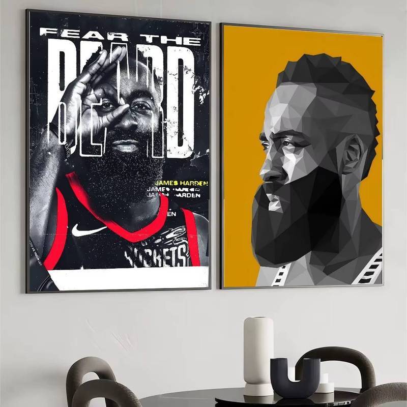 James Harden Poster HD Poster Nhà, Phòng, Thanh, Cafe Tranh Treo Tường Nghệ Thuật Trang Trí