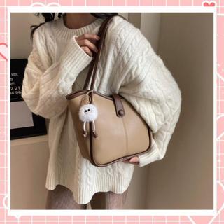 Túi tote túi xách nữ công sở da mềm kèm charm mây kiểu dáng sang trọng K316