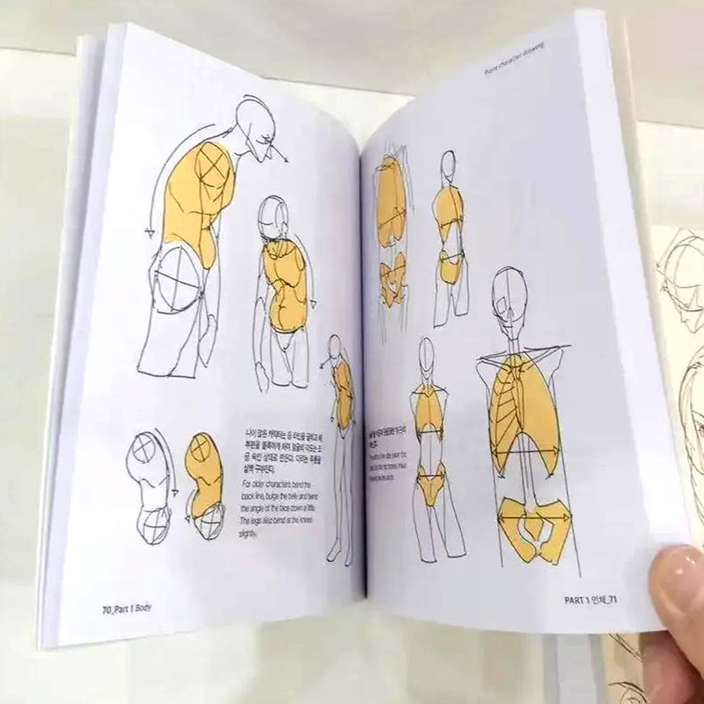 ✏️ Sổ Tay Tập Vẽ Nhân Vật - Sách Phác Thảo Dáng Người Chuyển Động Mini Cho Học Sinh Mỹ Thuật & Người Mới Bắt Đầu 🎨