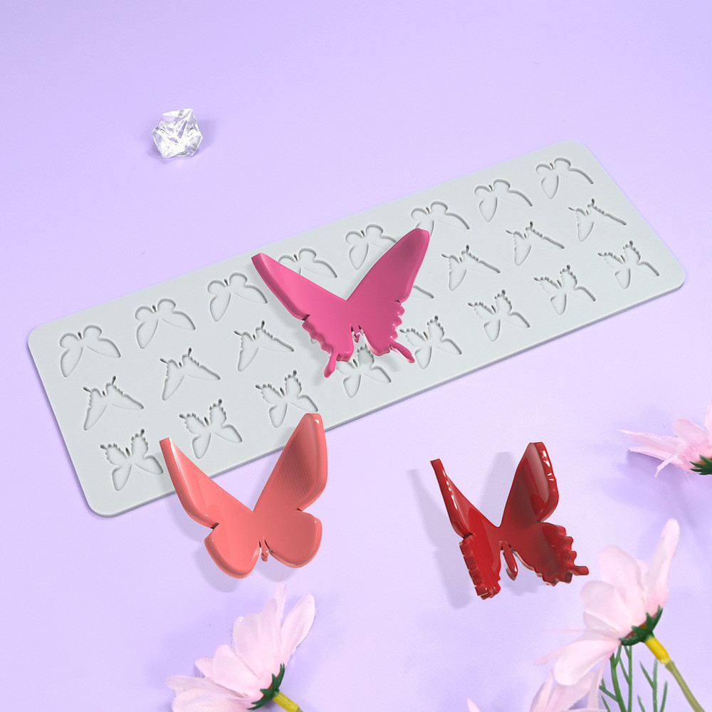 Bướm Chuồn Chuồn Fondant Ren Thảm Sô Cô La Khuôn Silicon Nghệ Thuật Rau Sắc Nét Trang Trí Khuôn Bánh Phân Tử Ẩm Thực Trang Trí Khuôn