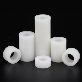 Cột cách ly ABS màu trắng, cột cách nhiệt, xi lanh nhựa, cột rỗng qua cột, cột đệm hỗ trợ, cột nâng, vỏ nylon M5 / M6 / M8 【 JYD-ZZ-Z】