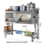 Giá Để Bát Đĩa Inox,Giá Để Bát Đĩa,dùng trong nhà bếp gia đình để đồ dùng nhà bếp kệ  để bát đĩa chống ẩm lật đậy — ảnh 7