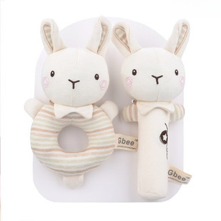 【BabyJoy】Thú Nhồi Bông Lục Lạc Gbee Cho Bé Sơ Sinh Cao Cấp,Đồ chơi lắc nhồi bông sáng tạo,Chất Liệu Cotton Hữu Cơ