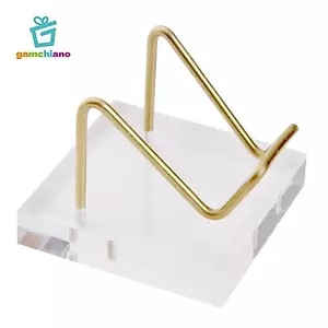 Kệ Acrylic Đá Pha Lê Cụm Đứng Đế Trang Trí Nhà Khoáng Mẫu Quặng trưng bày Kệ Giá