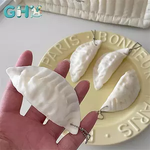 GHX Mô Phỏng Bánh Bao Nén Đồ Chơi Móc Khóa Túi Mặt Dây Chuyền Dễ Thương Antistress Giảm Căng Thẳng Chậm Phục Hồi Đồ Chơi VN