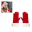 Pealike Mùa Đông Ấm Áp Co Giãn Găng Tay Người Lớn Giáng Sinh Cosplay Santa Full Ngón Găng Tay Đan Găng Tay Thời Tiết Lạnh Cycli