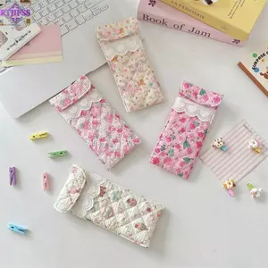 Kính Mát RTJIFSS, Túi Bảo Quản Kính Chống Bụi Họa Tiết Hoạt Hình, Quà Tặng Có Nút Kính Chống Áp Lực Bảo Vệ Du Lịch