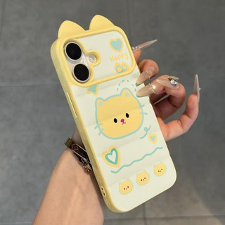 Ốp lưng dày êm áo lông vũ họa tim xanh vàng cute bền đẹp giới trẻ nữ học sinh yêu tính iPhon16/17/15/14/13/12/11/X/XSMax