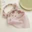 PNPIA- Khăn trùm đầu hoa ngọt ngào Vải lụa cổ điển Tam giác Khăn quàng tóc Co giãn Headwrap Phụ kiện thời trang đa năng